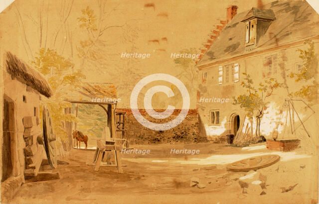 Ancient Abbey of St. Valery, France, 1862. Creator: Miner Kilbourne Kellogg.