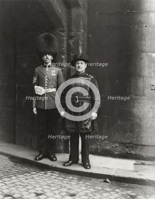 'Ancient and Modern at the Tower of London', 20th century. Artist: Unknown
