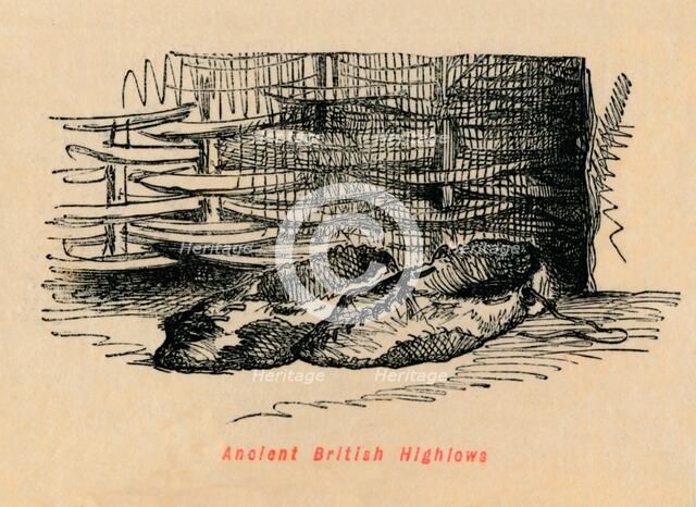 'Ancient British Highlows', c1860, (c1860).  Artist: John Leech.