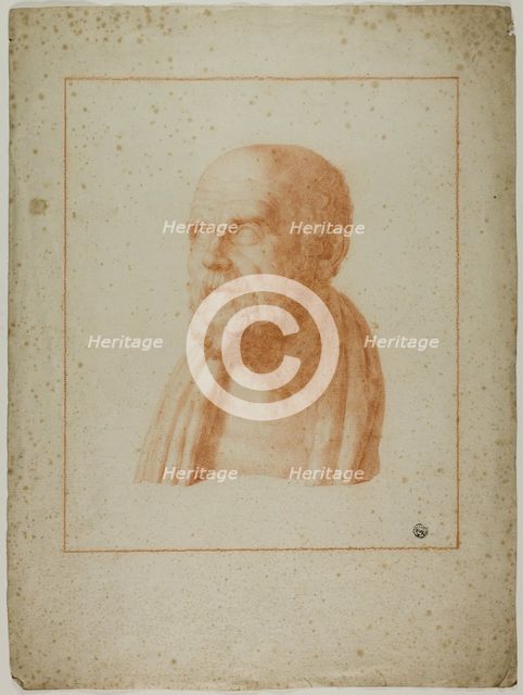 Ancient Bust of Bearded Man, n.d. Creator: Unknown.