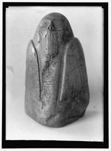Ancient carving, between 1909 and 1923. Creator: Harris & Ewing