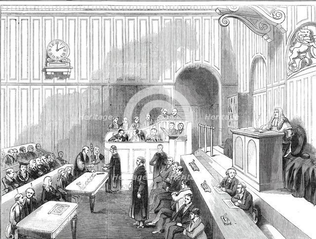 Ancient ceremony of Chopping Sticks, and Counting Horse-shoes and Hob-nails...1844. Creator: Unknown.
