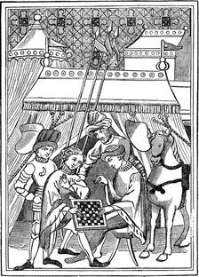Ancient Chess Play, 14th century, (1833)