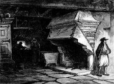 Ancient chimney, time of Francis I., Morlaix, Brittany, 1871. Creator: Unknown