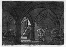 Ancient crypt, Guildford, Surrey, 1785. Artist: Godfrey