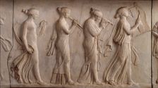 Ancient Drama Scene, c1809. Creator: John Flaxman