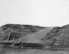 Ancient Egyptian temples, Egypt, 1852. Artist: Maxime du Camp