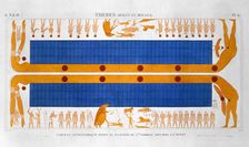 Ancient Egyptian astronomical table, c1822. Creator: Leroy