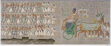 Ancient Egyptian coloured bas reliefs, 1822. Artist: Antoine Phelippeaux
