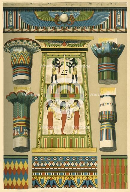 Ancient Egyptian decoration, (1898).  Creator: Unknown.