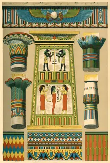 Ancient Egyptian decoration, (1898). Creator: Unknown