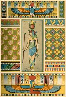 Ancient Egyptian decoration, (1898). Creator: Unknown