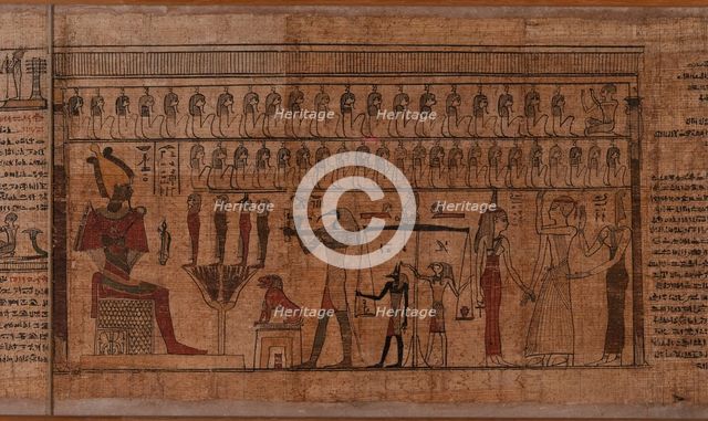 Ancient Egyptian Funerary Text, 2th century BC.