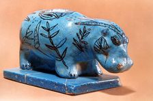 Ancient Egyptian hippopotamus figurine, 16th century BC