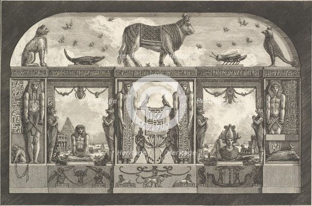 Ancient Egyptian ornament, 1769. Creator: Giovanni Battista Piranesi.