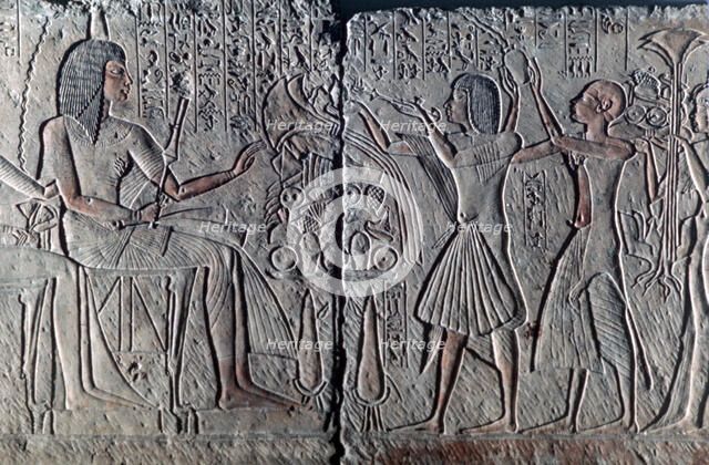 Ancient Egyptian relief, c1300 BC. Artist: Unknown