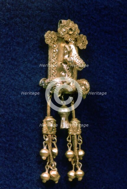 Ancient Greek temple pendant, c630-620 BC. Artist: Unknown