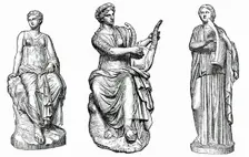 Ancient Greek muses of music and dance