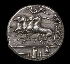 Ancient Greek silver coin, 404 BC-390 BC