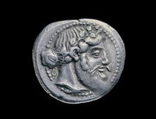 Ancient Greek silver coin, 460 BC