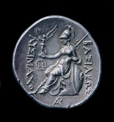 Ancient Greek silver coin, 286 BC-281 BC