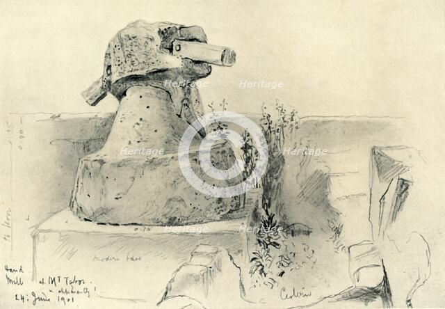 'Ancient Hand-Mill at Mount Tabor', 1902. Creator: John Fulleylove.