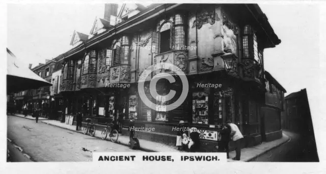 'Ancient House, Ipswich', Suffolk, c1920s. Artist: Unknown