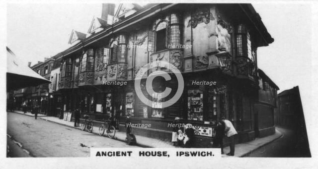 'Ancient House, Ipswich', Suffolk, c1920s. Artist: Unknown