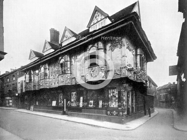Ancient house, Ipswich, Suffolk, England, 1924-1926.Artist: Valentine & Sons Ltd