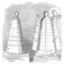 Ancient instrument of torture called "The Virgin", found in the Castle of Feistritz, Germany, 1860. Creator: Unknown