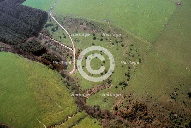 Ancient iron smelting site, Sherracombe Ford, Exmoor, Devon, 1999. Artist: Unknown.