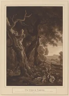 Ancient Oaks in a Landscape, 1792. Creator: Wilhelm von Kobell