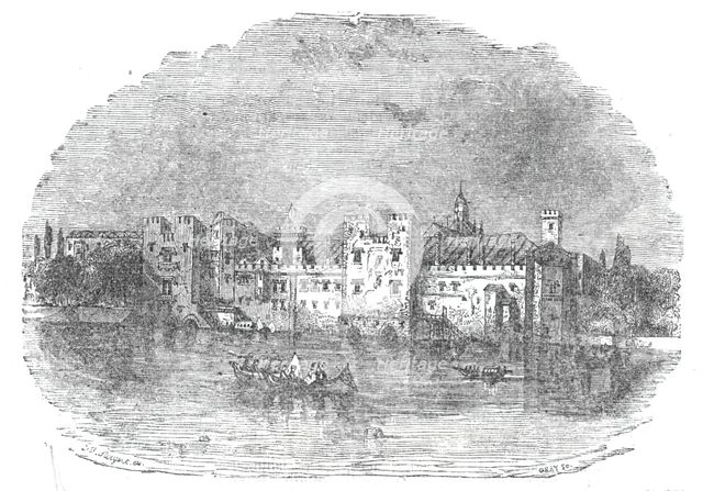 Ancient Palace of the Savoy, 1844.  Creator: Gray.