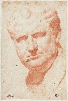 Ancient Portrait Bust of Vespasian, n.d. Creator: Vincenzo Dandini
