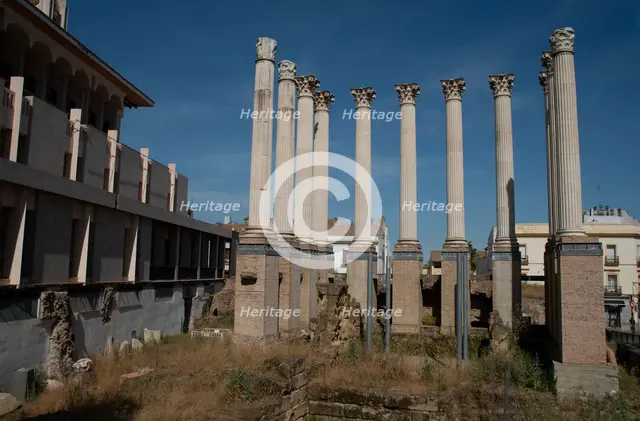 Ancient Roman Temple, Cordoba, Spain, 2023. Creator: Ethel Davies.