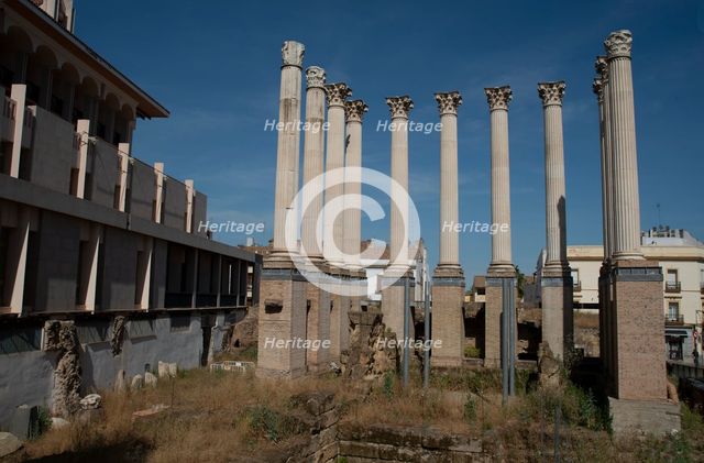 Ancient Roman Temple, Cordoba, Spain, 2023. Creator: Ethel Davies.