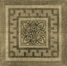 Ancient Roman Pavement Found in Threadneedle Street, 1841 (1897). Creator: Unknown