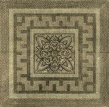 Ancient Roman Pavement Found in Threadneedle Street, 1841 (1897). Creator: Unknown