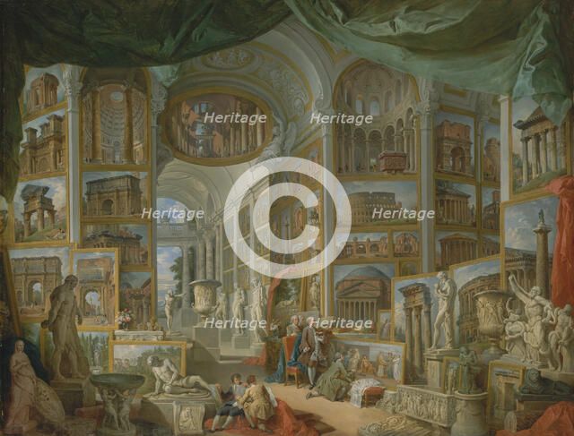 Ancient Rome, 1757. Creator: Giovanni Paolo Panini.