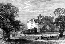 Ancrum House, near Jedburgh, lately destroyed by fire, 1873. Creator: Unknown