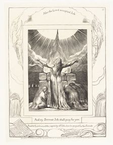And my Servant Job shall pray for you 1825. Creator: William Blake