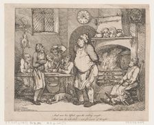 And Now His Lifted Eyes The Ceiling Sought..., 1787., 1787. Creator: Thomas Rowlandson