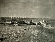 And Afterwards: The End of a Heinkel in a French Field 1939-1940, (1941). Creator: Unknown