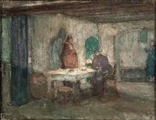 And He Disappeared out of Their Sight, ca. 1898. Creator: Henry Ossawa Tanner