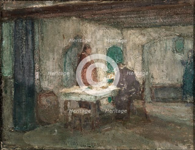 And He Disappeared out of Their Sight, ca. 1898. Creator: Henry Ossawa Tanner.