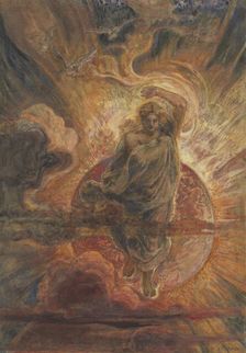 And I saw an angel standing in the sun. (Revelation 19:17), 1910. Creator: Stock, Henry John (1853-1930)