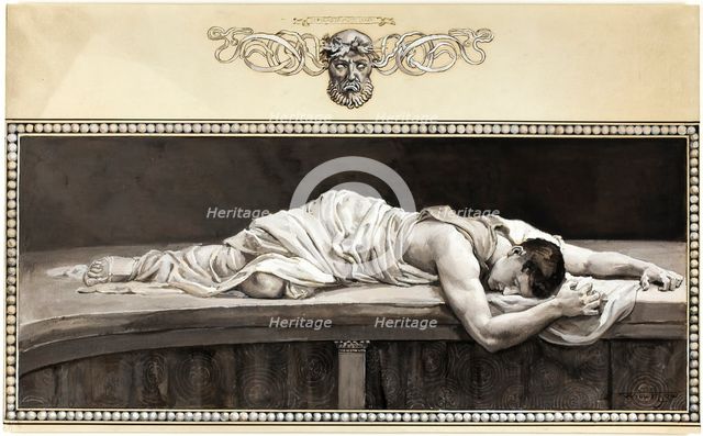 And in its Marriage Robe the Heavy Body Wound, 1885. Creator: Will H. Low.