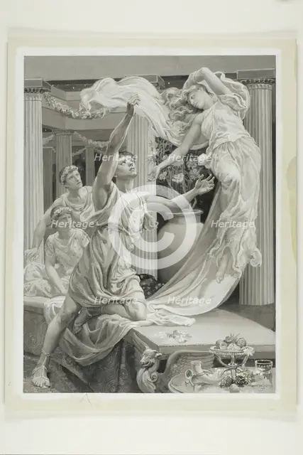 And Lycius' Arms Were Empty of Delight, 1885. Creator: Will H. Low.