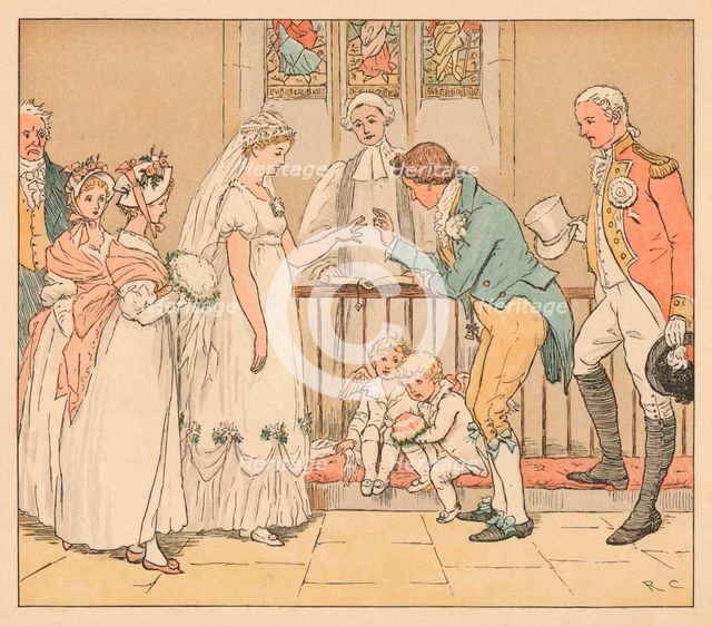 '...and she very imprudently married the Barber', c1885, (1934). Creator: Randolph Caldecott.