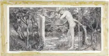 And So He Rested on the Lonely Ground, 1885. Creator: Will H. Low